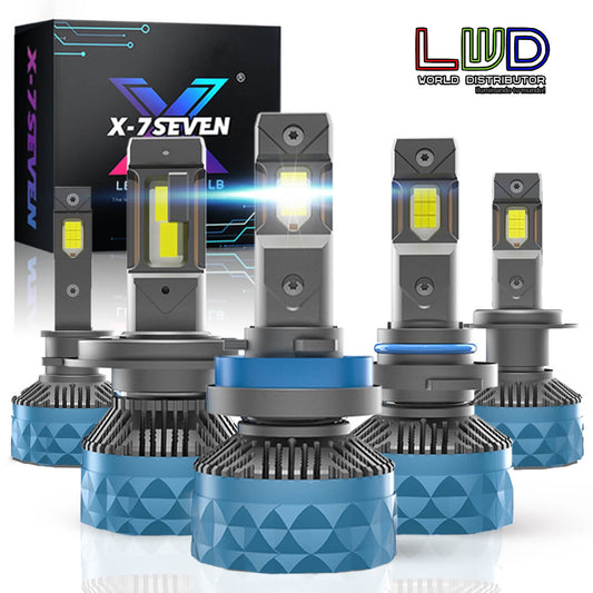 X 7seven -Apollo Plus 190W 38000LM LED Headlight Bulbs