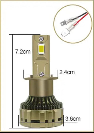 new high power g15 led car headlight 110w 18000lm 9v-30v LED