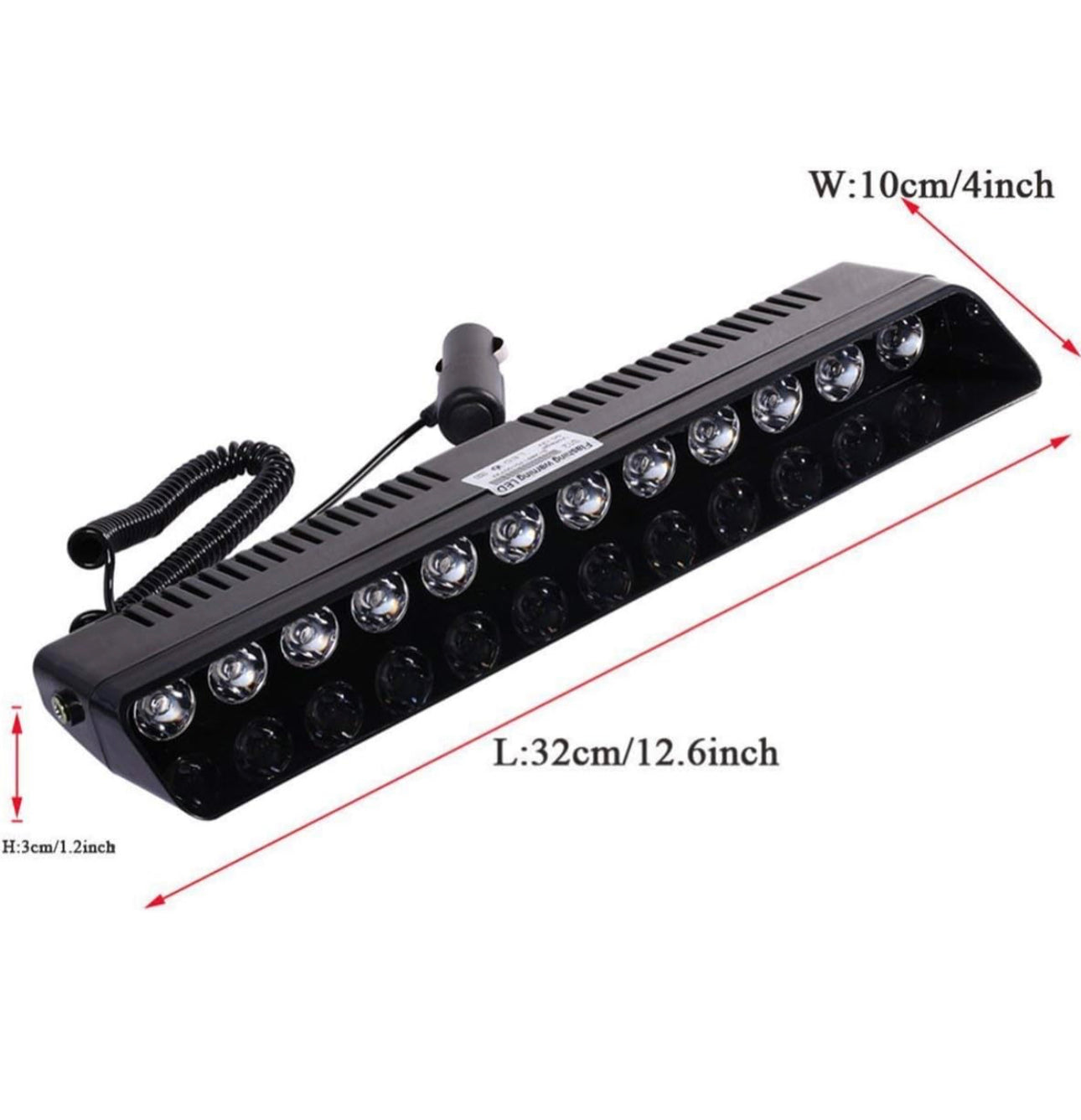 12 LED Strobe light Dash