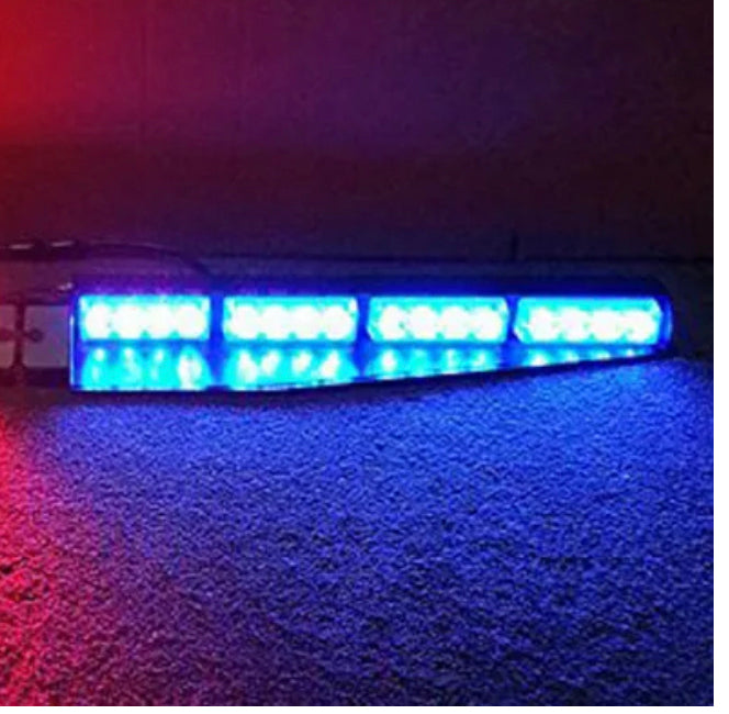 Led Dash Deck Visor Lightbar Warning Strobe Flashing