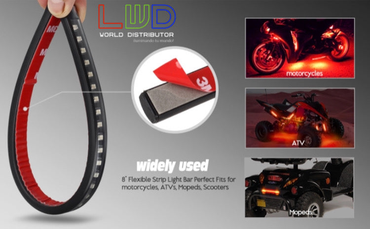 Universal LED Strip for Motorcycle License Plate