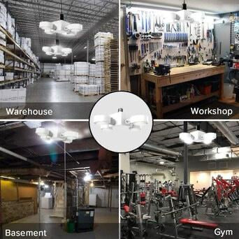 SANSI 240-Watt Equivalent Deformable Wide Coverage 3000 Lumens LED Light Bulb Daylight in 5000K (1-Bulb)