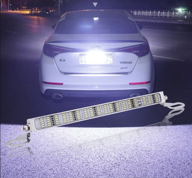 Led reversing light license plate