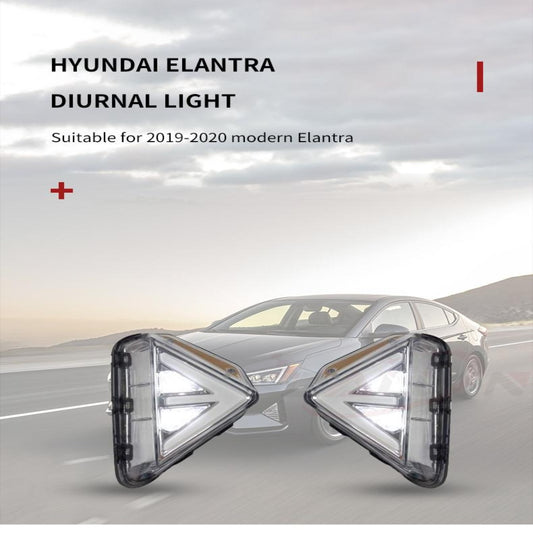 LED DRL Day Light for Hyundai Elantra 2019 2020 Daytime Running Light with Turn Signal Lamp