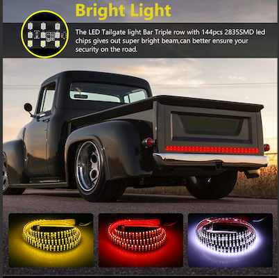 LED Truck Strip Tailgate Light
