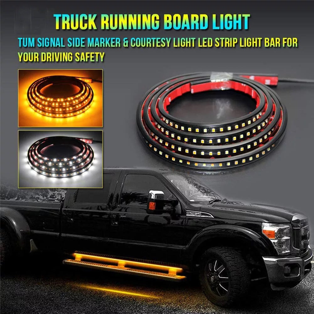 Truck LED Running Board Lights Sequential Amber Side Marker Light