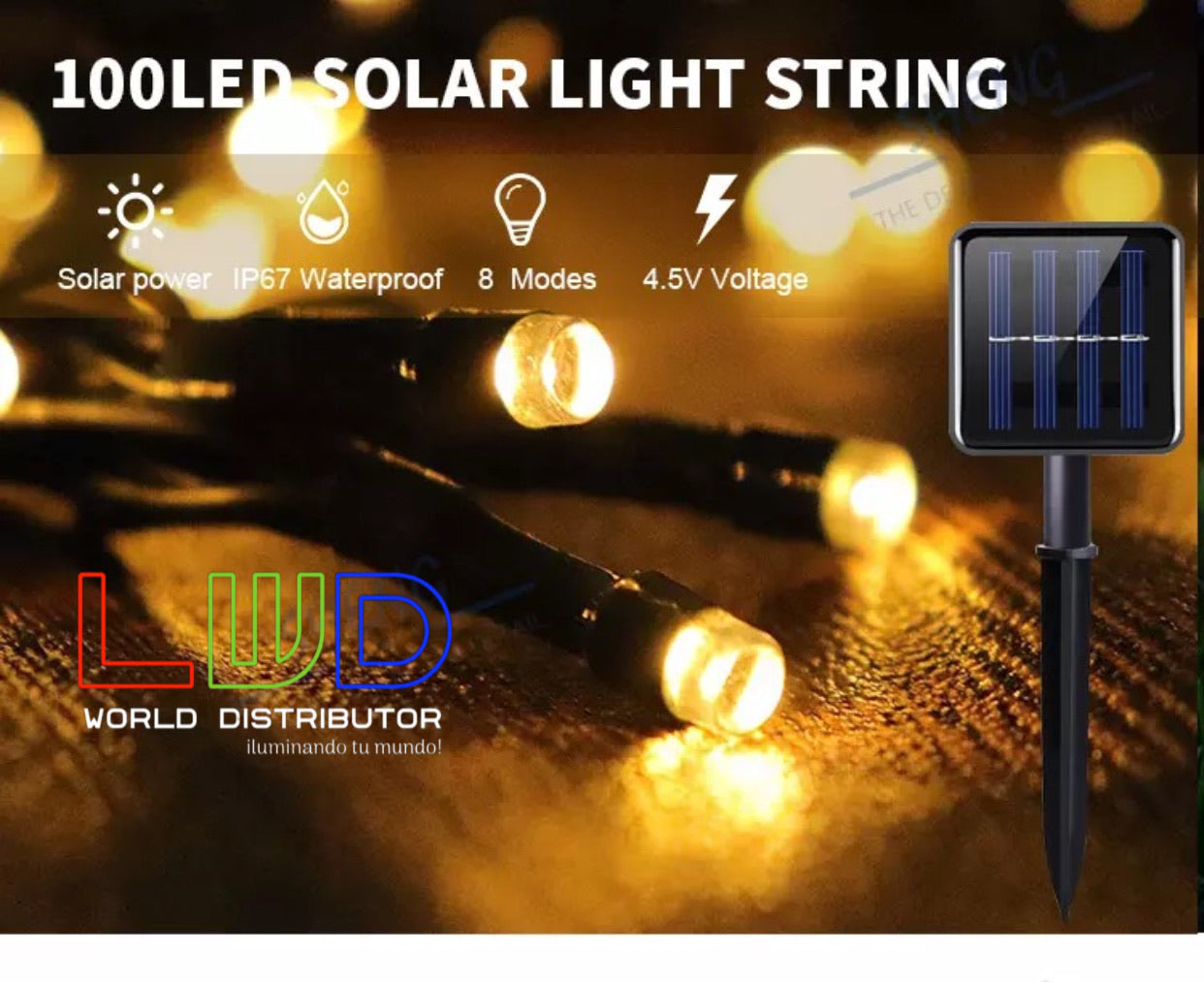 Solar LED Christmas Lights